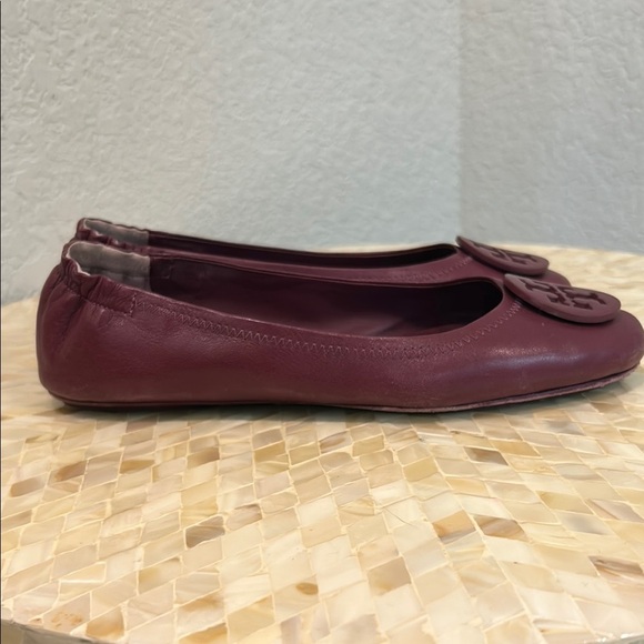 Tory Burch Red Flats Elegant Loafers 8.5 - Picture 5 of 11